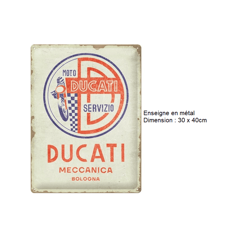 ENSEIGNE METAL 30x40CM - Accessoires