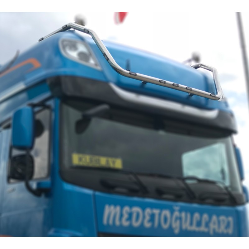 Rampe de toit standard inox - DAF XF106 - Accueil