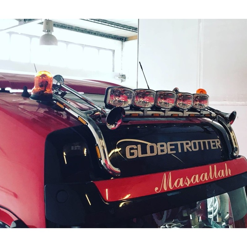 Rampe de toit avant inox - VOLVO TRUCK - Accueil