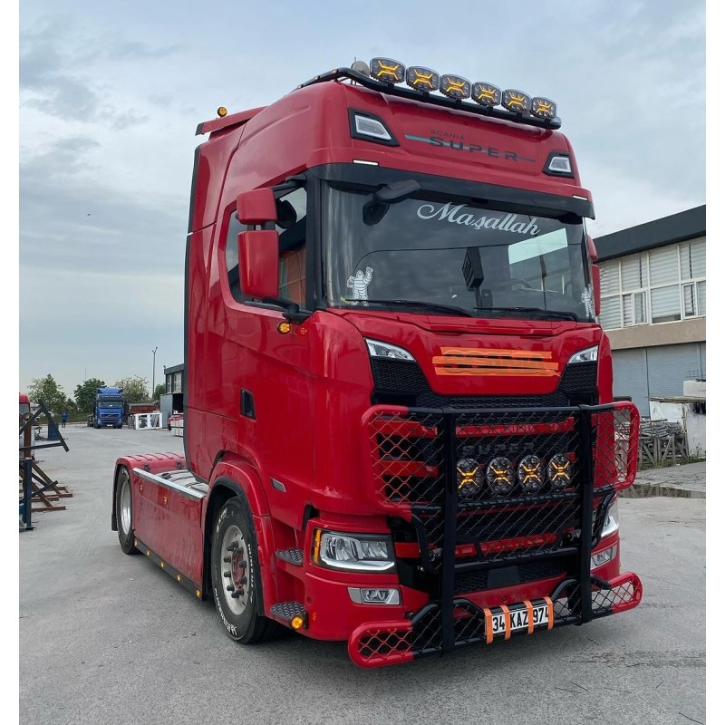 Rampe de toit arrière inox - SCANIA à partir de 2017 - Accueil