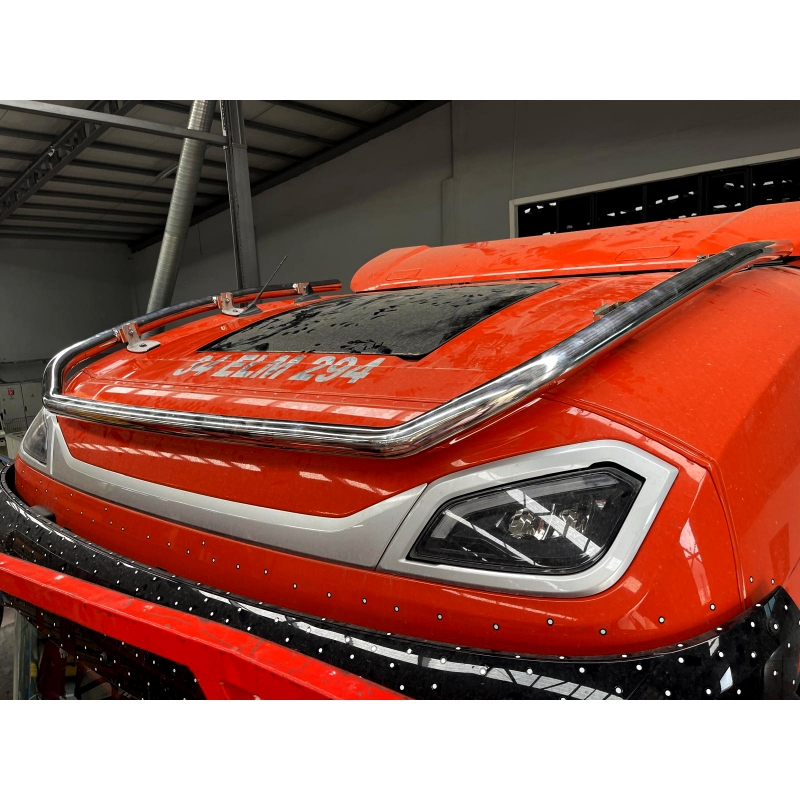 Rampe de toit long inox - DAF XG - Accueil