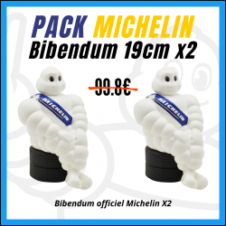 Pack MICHELIN - Bibendum 19cm x2 - Accueil