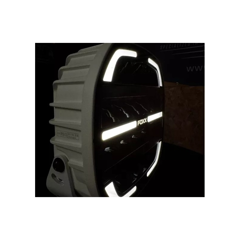 FEU DE ROUTE PREDATOR 9" BLANC - Phares