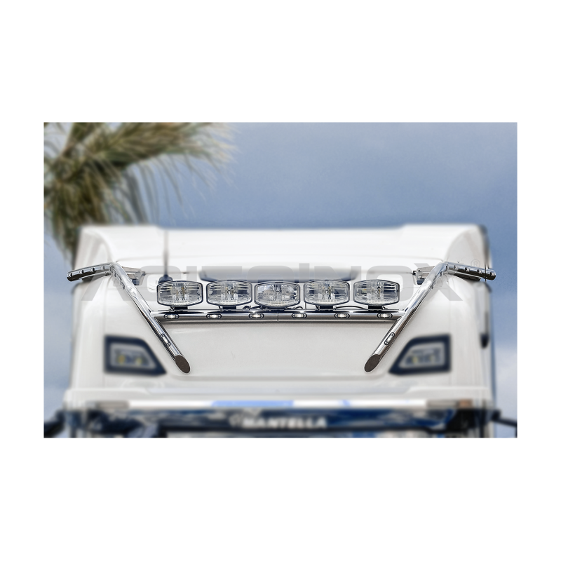 RAMPE DE TOIT - MODÈLE EXTRA-LONG - SCANIA S/R NG - RAMPES INOX