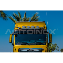 RAMPE DE TOIT - VISIÈRE PARE-SOLEIL - MAN TGX 2020 - RAMPES INOX