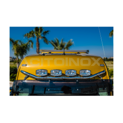 RAMPE DE TOIT - VISIÈRE PARE-SOLEIL - MAN TGX 2020 - RAMPES INOX