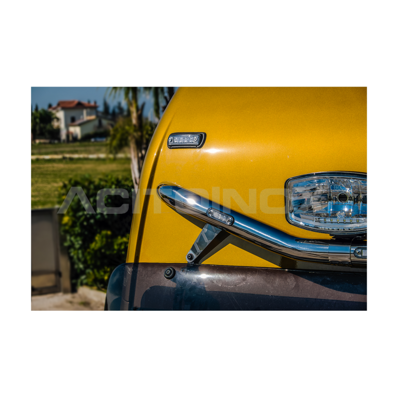 RAMPE DE TOIT - VISIÈRE PARE-SOLEIL - MAN TGX 2020 - RAMPES INOX