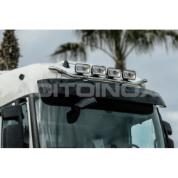 RAMPE DE TOIT - VISIÈRE PARE-SOLEIL - RENAULT TRUCK T EVO - RAMPES INOX