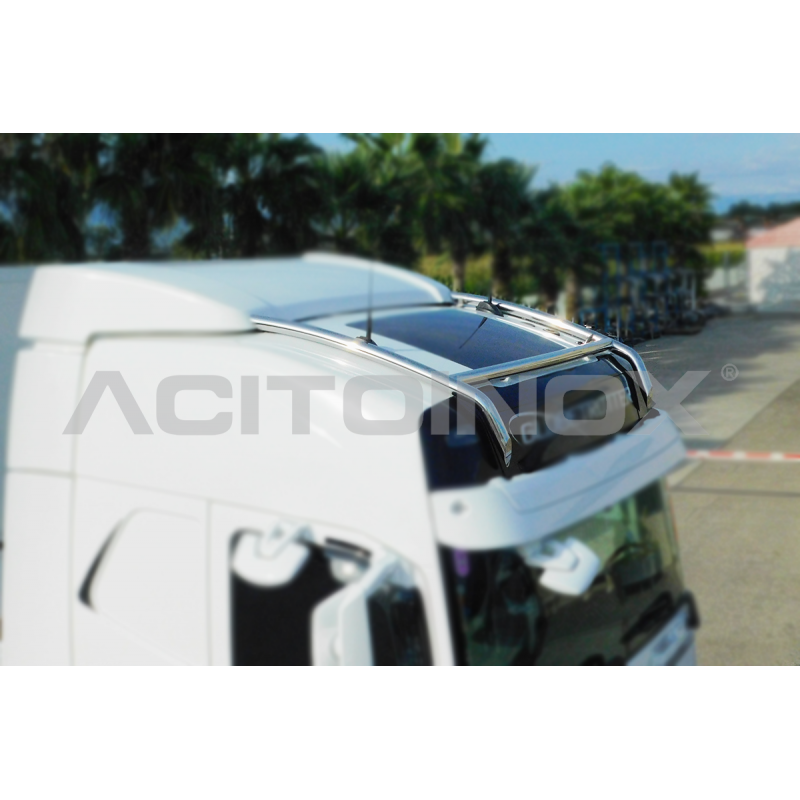 RAMPE DE TOIT - MODÈLE LONG - VOLVO FH4 - RAMPES INOX
