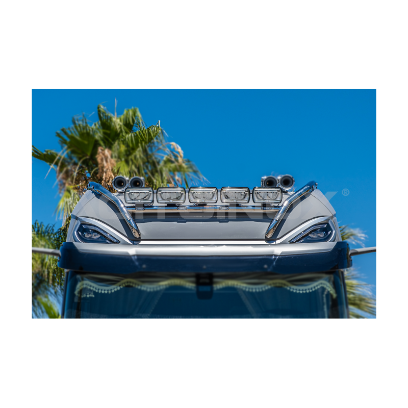 RAMPE DE TOIT - MODÈLE H LONG - DAF XG+ - RAMPES INOX