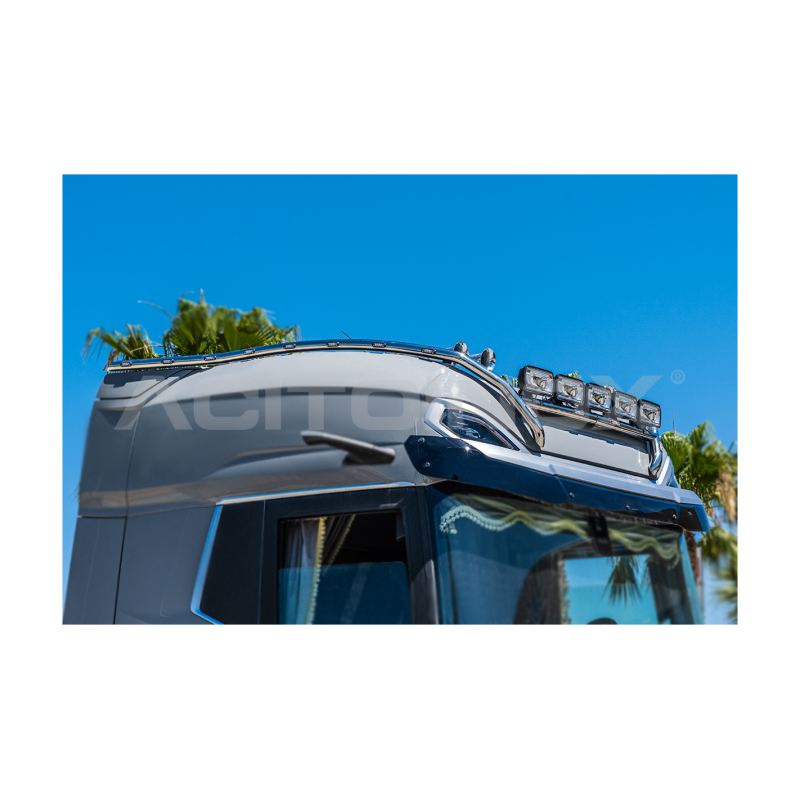 RAMPE DE TOIT - MODÈLE H LONG - DAF XG+ - RAMPES INOX