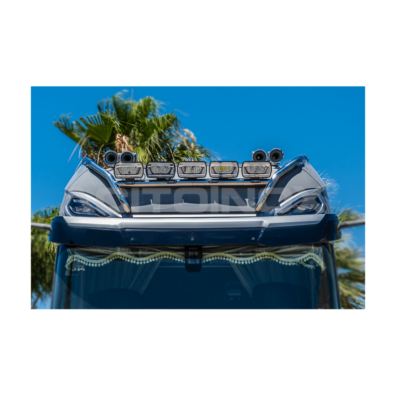 RAMPE DE TOIT - MODÈLE H MOYEN - DAF XG+ - RAMPES INOX