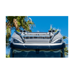 RAMPE DE TOIT - MODÈLE H SPECIAL LONG - DAF XG+ - RAMPES INOX