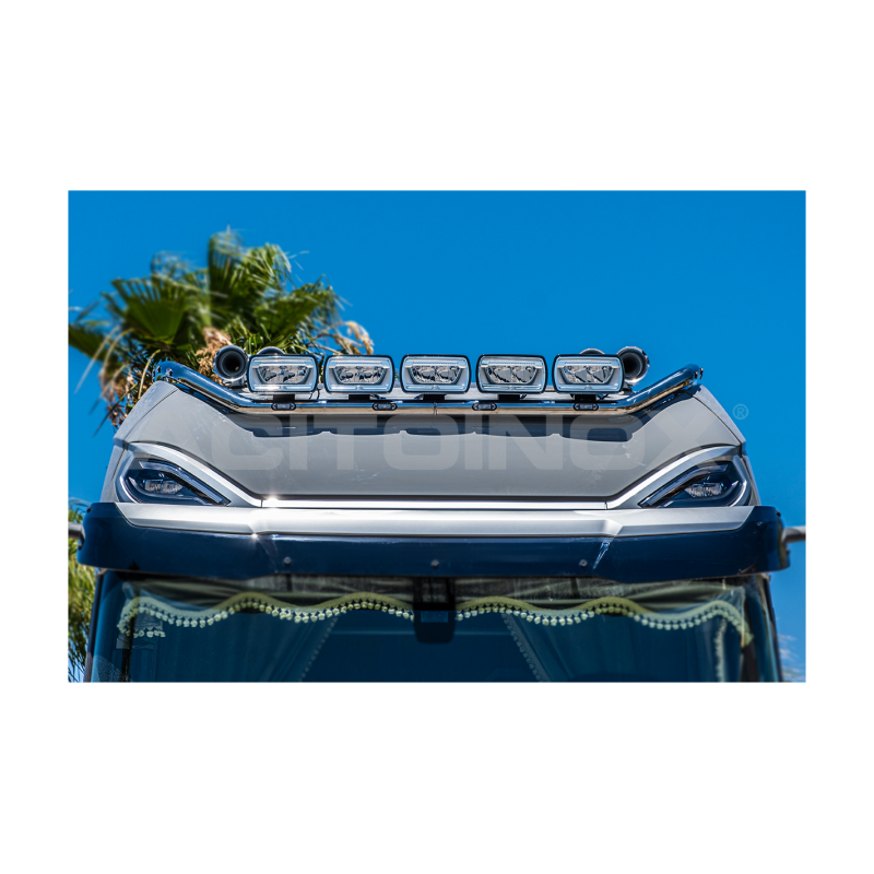 RAMPE DE TOIT - MODÈLE LONG - DAF XG+ - RAMPES INOX