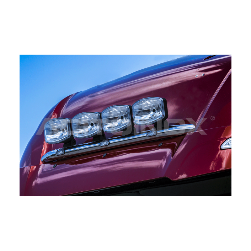 BARRE PARE-SOLEIL - MODÈLE DROIT - IVECO S-WAY - RAMPES INOX