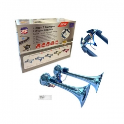 KLAXON TGV METAL CHROME 24V - Klaxons KLAXON TGV METAL CHROME 24V - Klaxons