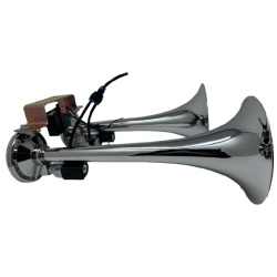 KLAXON TGV METAL CHROME 24V - Klaxons KLAXON TGV METAL CHROME 24V - Klaxons
