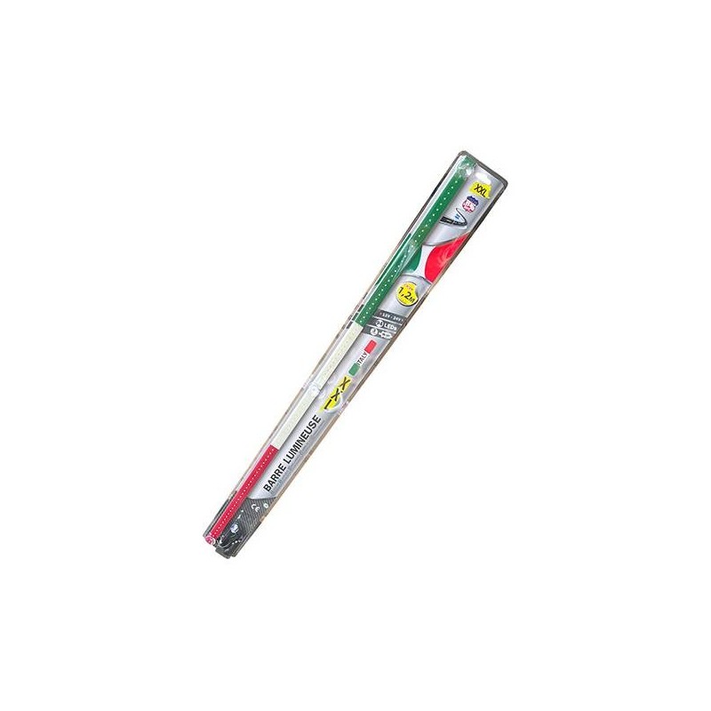 Barre lumineuse Italie 120 cm – Décoration LED drapeau Italie 12/24V