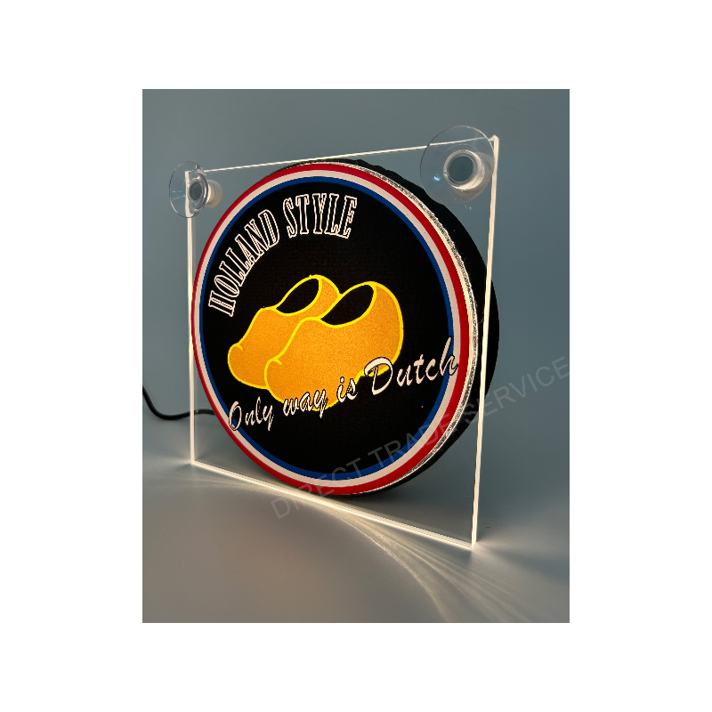 Enseigne LED Camion – Holland Style Clogs Plug | Personnalisation Routière